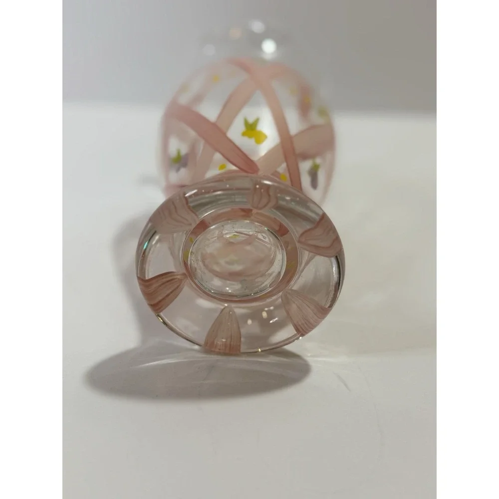 Beautiful Tracy Porter Hand Painted Bud Vase 6.5 Inches